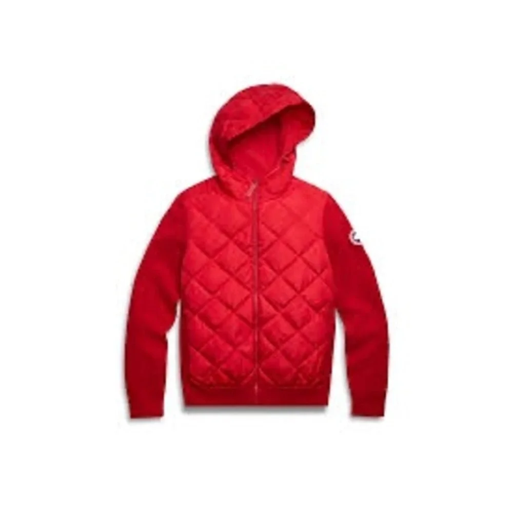 Canada Goose HyBridge Knit Hoody Mens Medium Red Hybrid Down merino wool Jacket